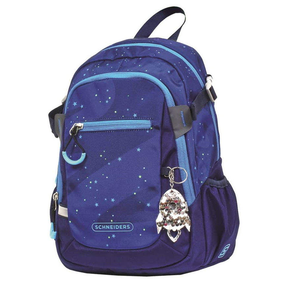Rucsac scolar ergonomic, 3 compartimente, clasa 0, 11 litri, LITTLE COSMONAUT - imagine 3
